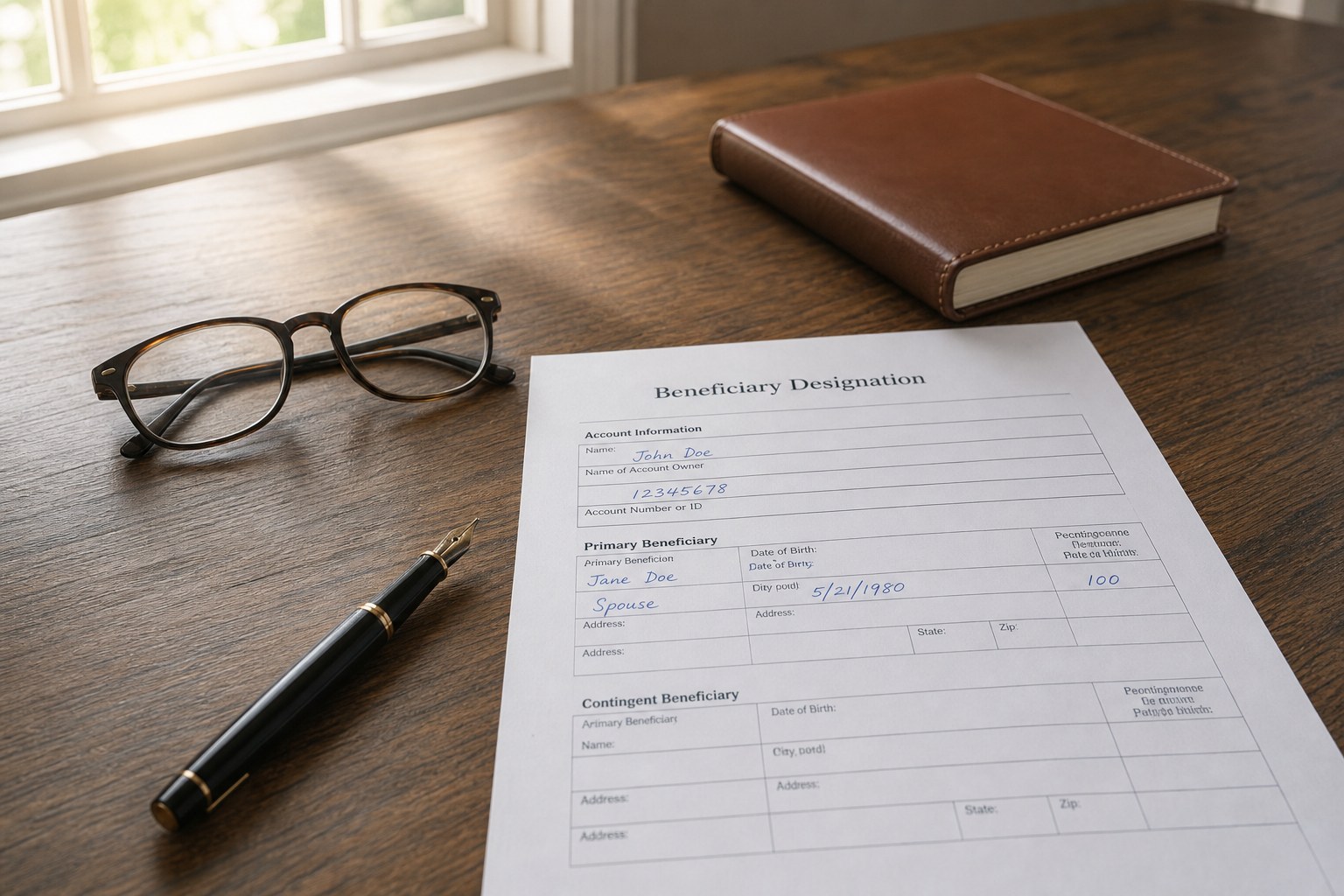 Illustration for Your Beneficiary Form Can Override Your Will