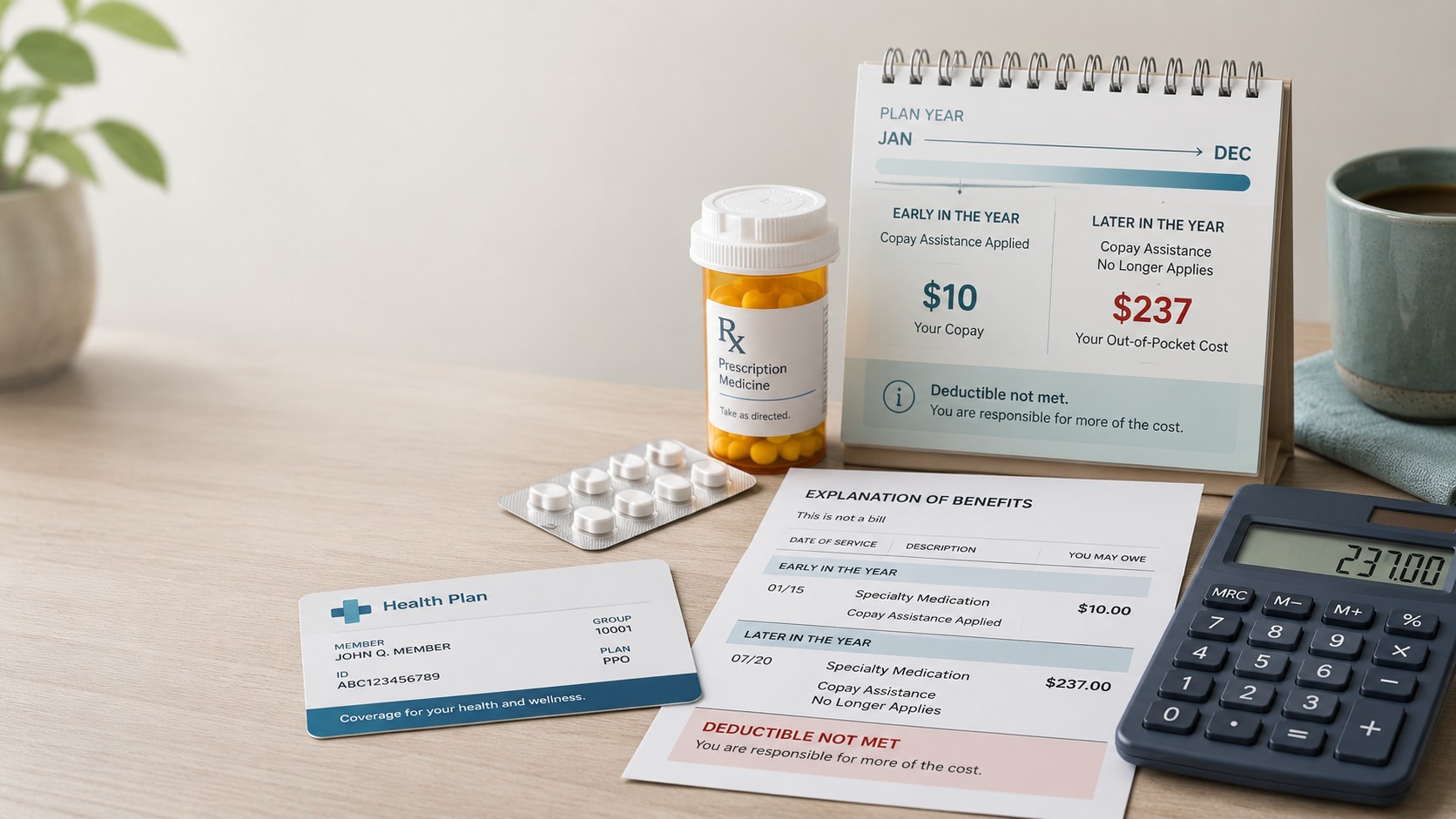 When Your Copay Card Doesn't Count Toward Your Deductible article illustration