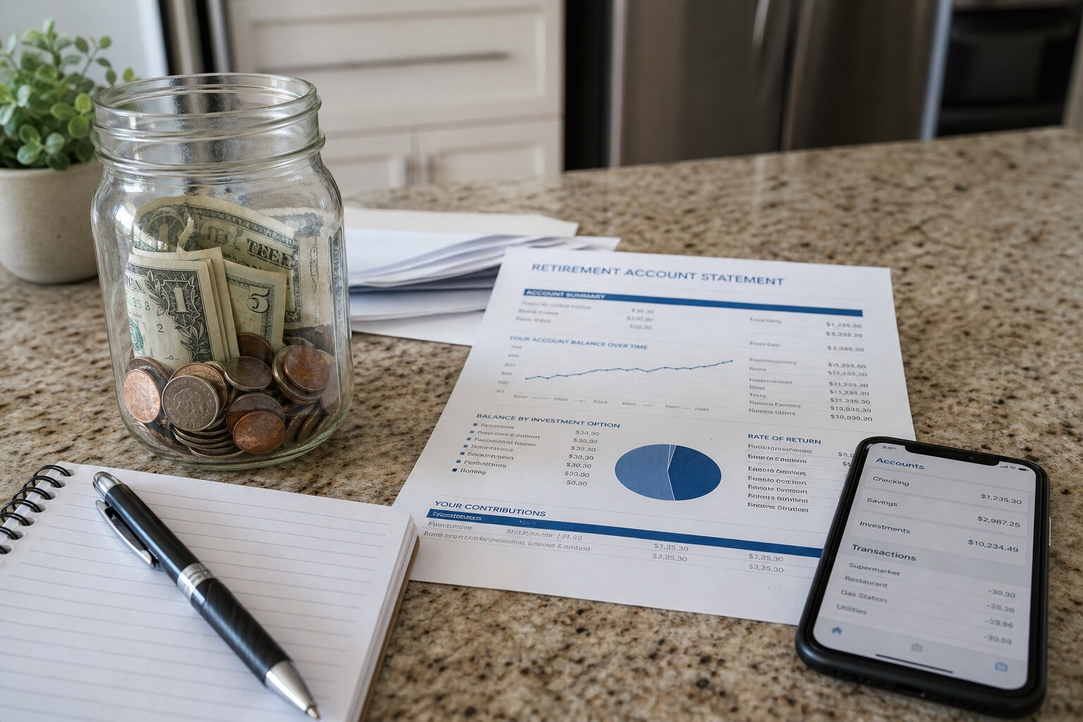 Illustration for Your 401(k) May Already Have a Built-In Emergency Fund