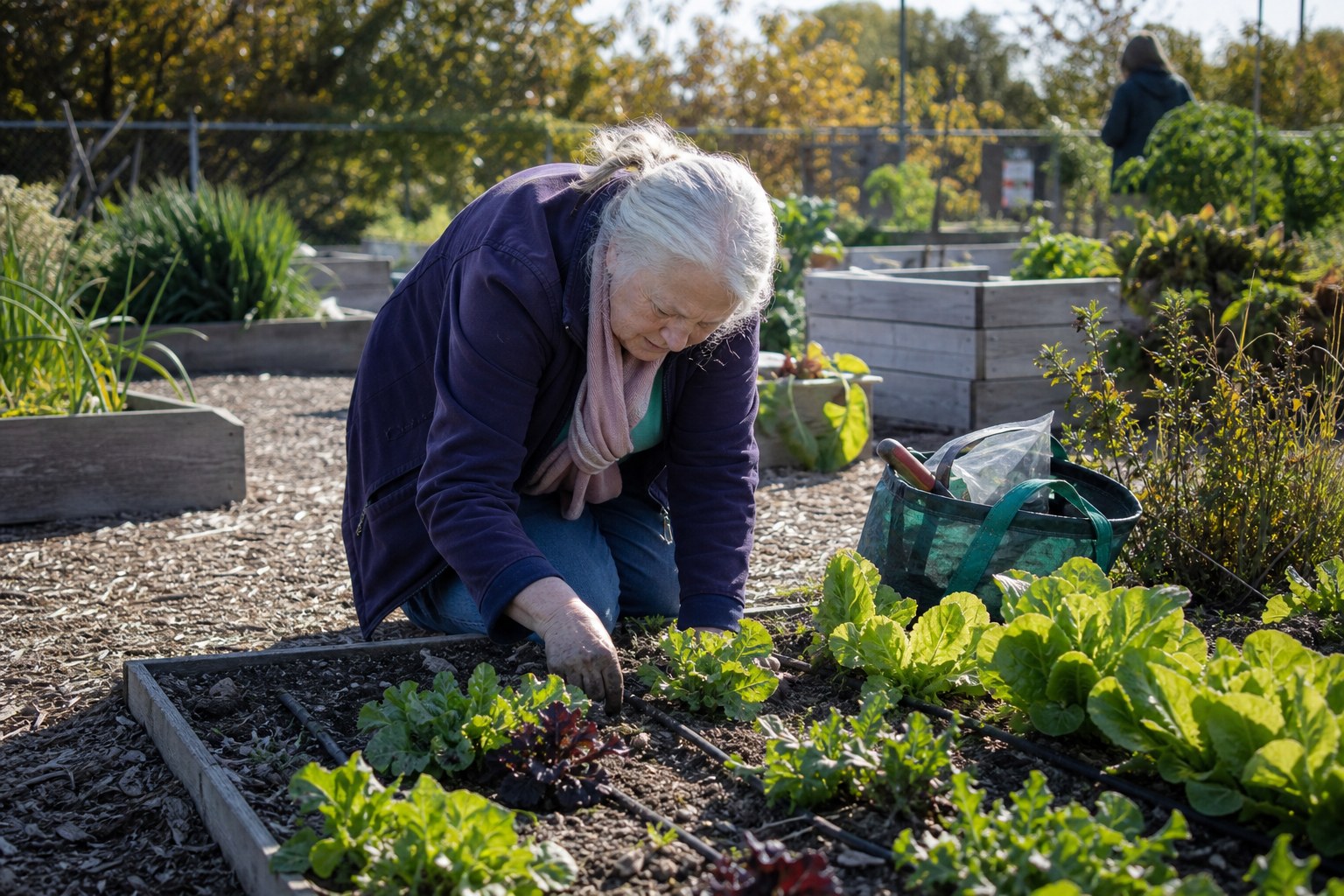 How to Join a Community Garden Plot in Retirement article illustration