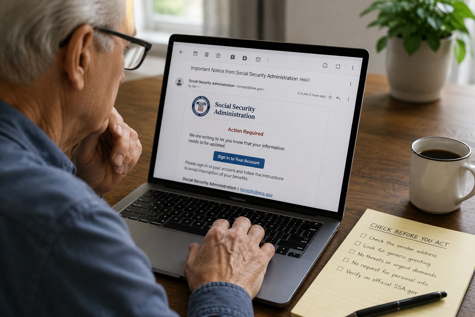 Is That Social Security Email Really From SSA? Here's How to Check article illustration
